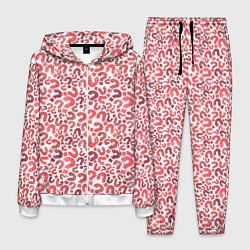 Костюм мужской Вопросительные знаки разноцветные, цвет: 3D-белый