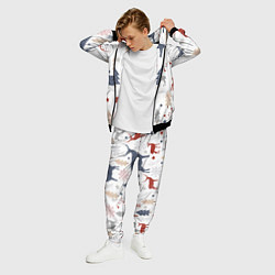 Костюм мужской Олени в новогоднем лесу, цвет: 3D-черный — фото 2