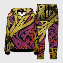 Костюм мужской Calligraphic style, цвет: 3D-черный