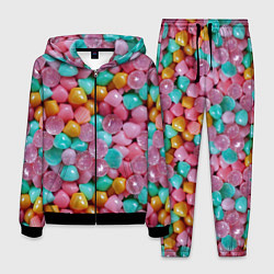 Костюм мужской Конфетные камешки Монпансье, цвет: 3D-черный