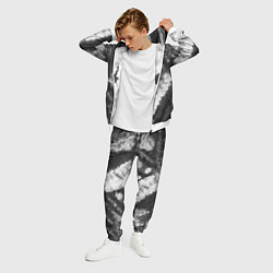 Костюм мужской Черно-белый тай-дай, цвет: 3D-белый — фото 2