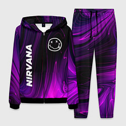 Костюм мужской Nirvana violet plasma, цвет: 3D-черный