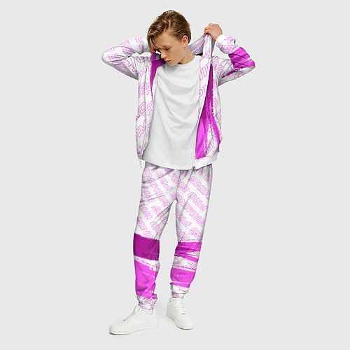 Мужской костюм Watch Dogs pro gaming: по-вертикали / 3D-Белый – фото 3