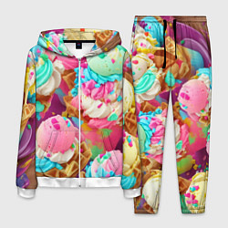 Костюм мужской Сладкая жизнь, цвет: 3D-белый