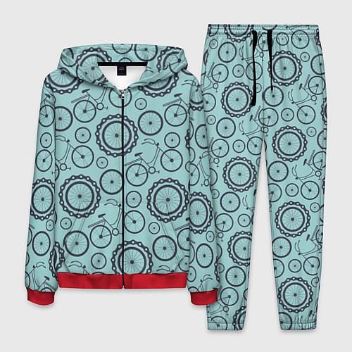 Мужской костюм Любитель велика / 3D-Красный – фото 1