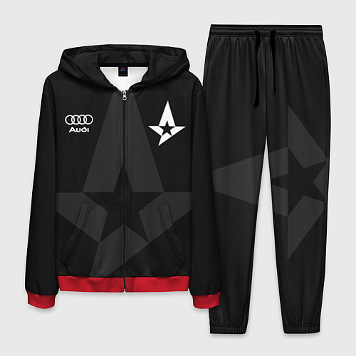 Мужской костюм Форма Astralis black / 3D-Красный – фото 1