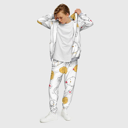 Мужской костюм Привет цыпленок / 3D-Меланж – фото 3