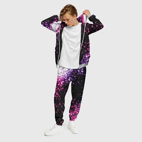 Мужской костюм Неоновые звезды - neon / 3D-Меланж – фото 3