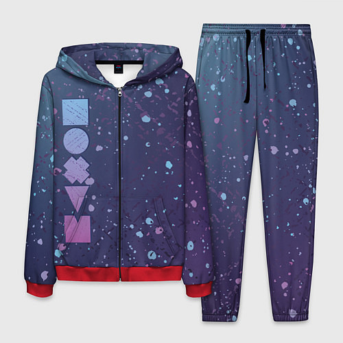 Мужской костюм Все равно / 3D-Красный – фото 1