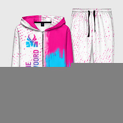 Костюм мужской Die Antwoord neon gradient style: по-вертикали, цвет: 3D-черный