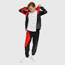 Костюм мужской Ауди - sportwear, цвет: 3D-черный — фото 2
