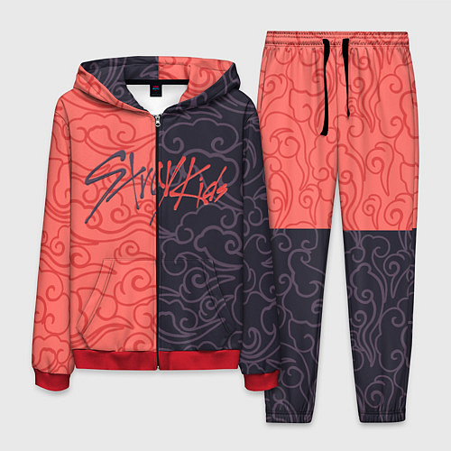 Мужской костюм Strey Kids x Anime / 3D-Красный – фото 1