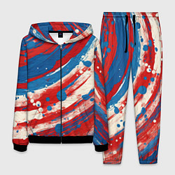 Мужской костюм Краски в цветах флага РФ