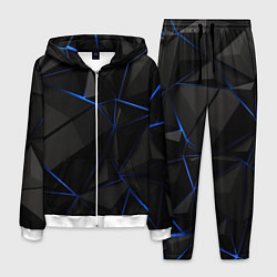Мужской костюм Black blue style