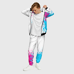 Костюм мужской Fall Out Boy neon gradient style: по-вертикали, цвет: 3D-черный — фото 2