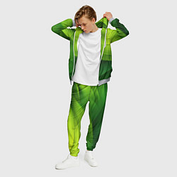 Костюм мужской Ювентус лого на зеленом фоне, цвет: 3D-меланж — фото 2
