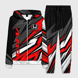 Костюм мужской Honda - CR-V - геометрия, цвет: 3D-белый