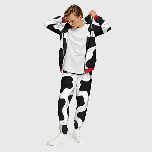 Мужской костюм Кожа коровы / 3D-Красный – фото 3