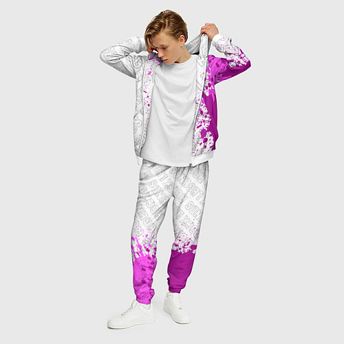 Мужской костюм Aerosmith rock legends: по-вертикали / 3D-Белый – фото 3