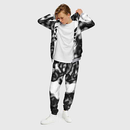 Мужской костюм Скандинавский узор душа / 3D-Меланж – фото 3