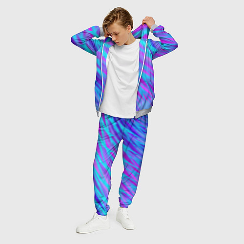 Мужской костюм Зимние узоры / 3D-Меланж – фото 3