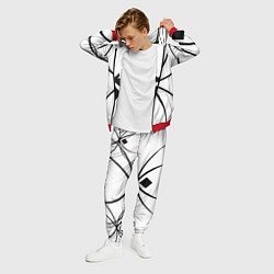 Костюм мужской Пауки узор, цвет: 3D-красный — фото 2