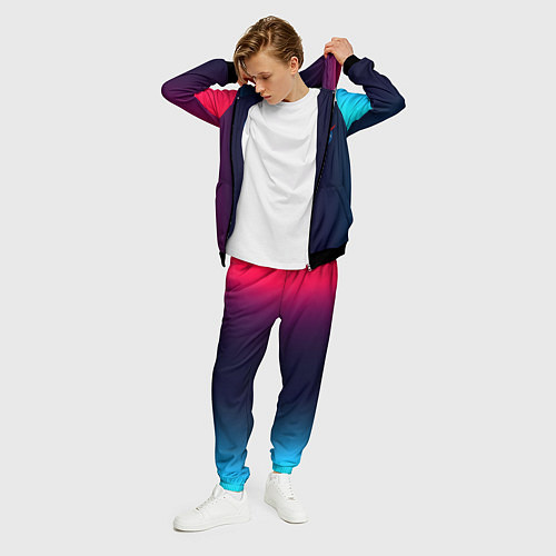 Мужской костюм Наса корп спейс / 3D-Черный – фото 3