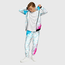 Костюм мужской UAZ neon gradient style вертикально, цвет: 3D-черный — фото 2