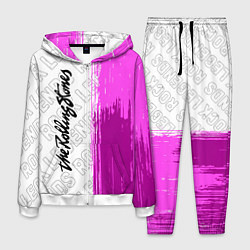 Костюм мужской Rolling Stones rock legends по-вертикали, цвет: 3D-белый