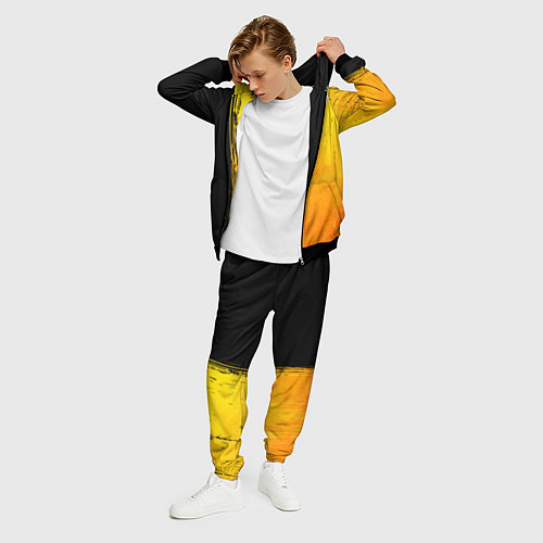 Мужской костюм Green Day - gold gradient по-вертикали / 3D-Черный – фото 3