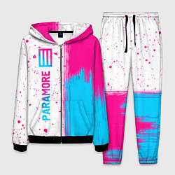 Костюм мужской Paramore neon gradient style по-вертикали, цвет: 3D-черный