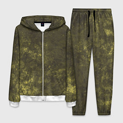 Костюм мужской Абстракция - khaki background, цвет: 3D-белый