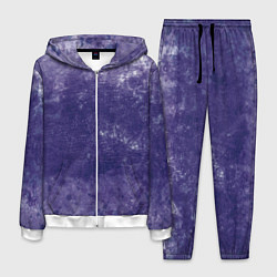 Костюм мужской Абстракция - violet color background, цвет: 3D-белый