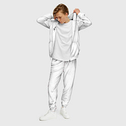 Костюм мужской Nightwish glitch на светлом фоне вертикально, цвет: 3D-белый — фото 2