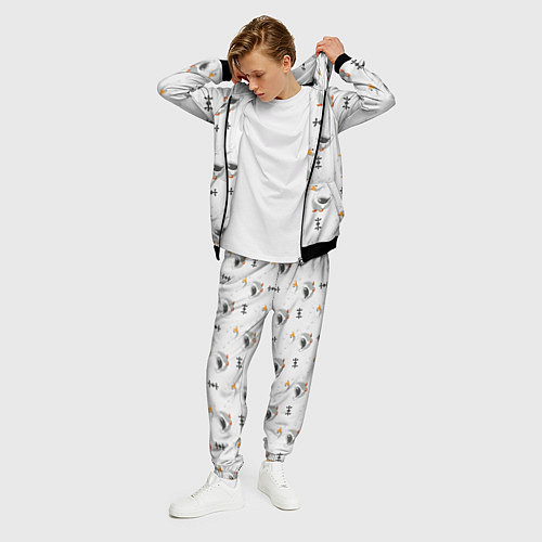 Мужской костюм Гусь и фигуры / 3D-Черный – фото 3