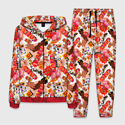 Костюм мужской Skate boarding, цвет: 3D-красный