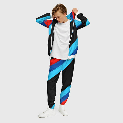 Мужской костюм BMW line / 3D-Белый – фото 3