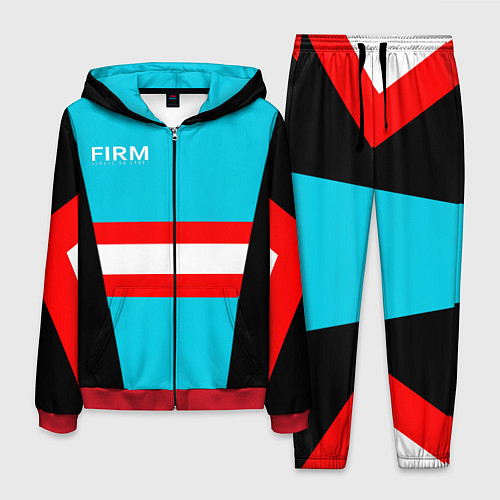Мужской костюм FIRM спортик 80е / 3D-Красный – фото 1