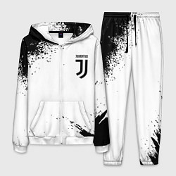 Костюм мужской Juventus sport color black, цвет: 3D-белый
