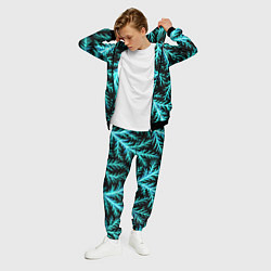 Костюм мужской Разряды электричества Tie Dye, цвет: 3D-черный — фото 2