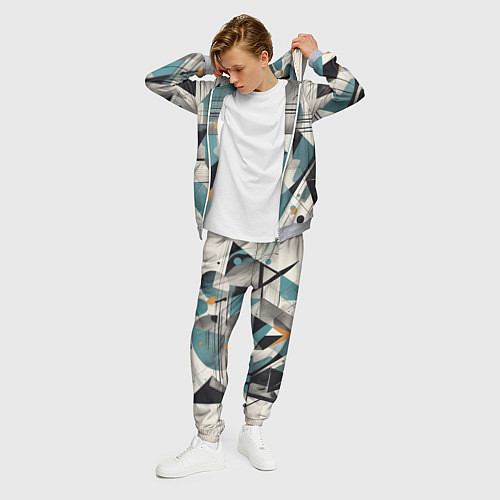 Мужской костюм Три человека авангард / 3D-Меланж – фото 3