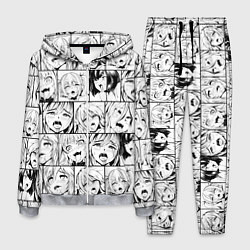 Костюм мужской Ahegao pattern, цвет: 3D-меланж