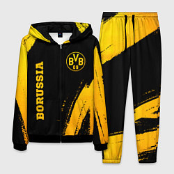 Костюм мужской Borussia - gold gradient вертикально, цвет: 3D-черный