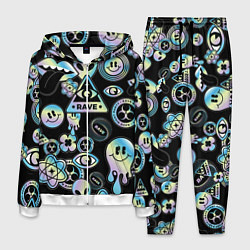 Костюм мужской Rave gradient, цвет: 3D-белый