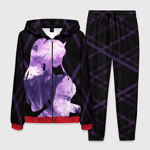 Мужской костюм Сакура в силуэте Зеро ту / 3D-Красный – фото 1