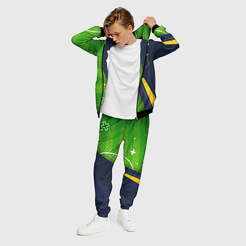 Мужской костюм Hoffenheim football field / 3D-Черный – фото 3