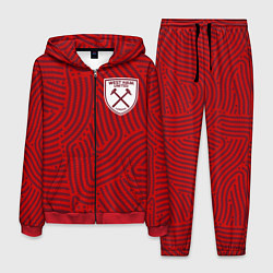 Костюм мужской West Ham отпечатки, цвет: 3D-красный