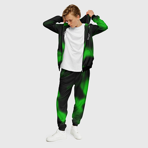 Мужской костюм Bayer 04 sport halftone / 3D-Черный – фото 3