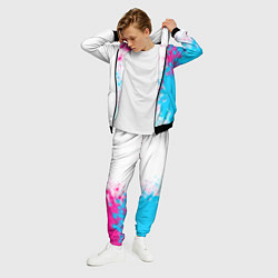 Костюм мужской Borussia neon gradient style по-вертикали, цвет: 3D-черный — фото 2