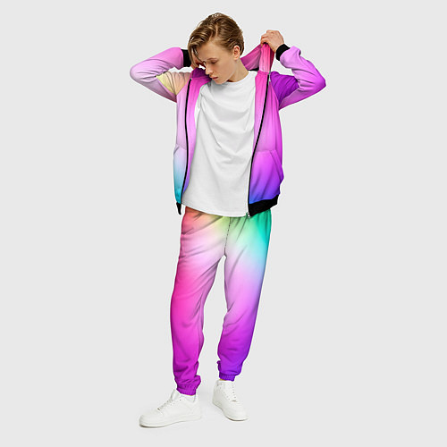 Мужской костюм Colorful gradient / 3D-Черный – фото 3